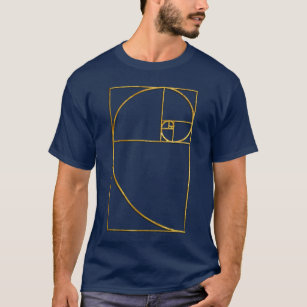 Goldenes Verhältnis-heilige Fibonacci-Spirale T-Shirt