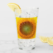 Goldenes Verhältnis Sonnenblumenglasbecher