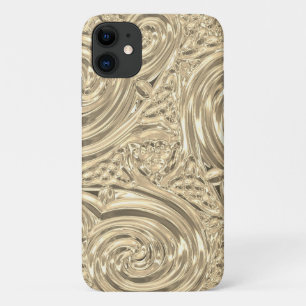 Goldenes viktorianisches Jugendstil Case-Mate iPhone Hülle