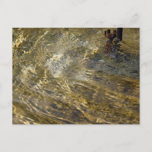 Goldenes Wasser Postkarte