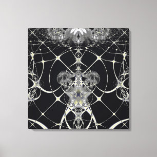 Goldenes Web Leinwanddruck