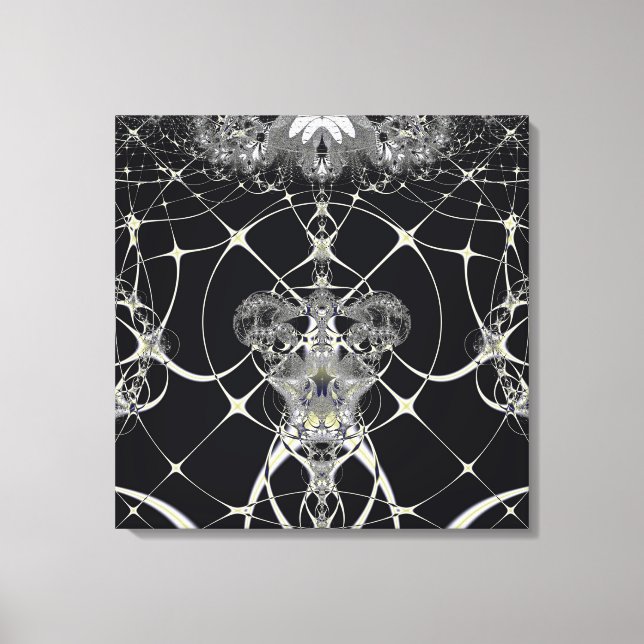 Goldenes Web Leinwanddruck (Vorderseite)