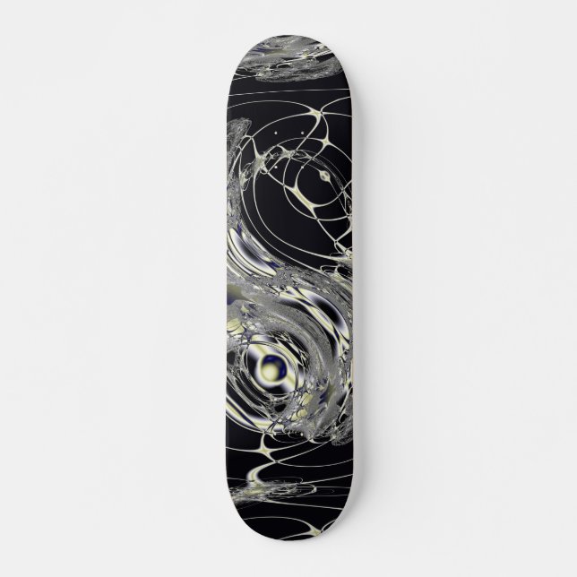 Goldenes Web Skateboard (Vorne)