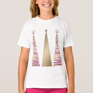 Goldenes Weihnachtsbaum-T-Shirt T-Shirt