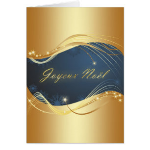 Goldenes Weihnachtsmotiv mit blauem Hintergrund...