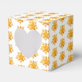 Goldenes Weihnachtsschneeptern Geschenkschachtel