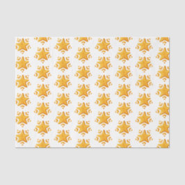 Goldenes Weihnachtsschneeptern Seidenpapier