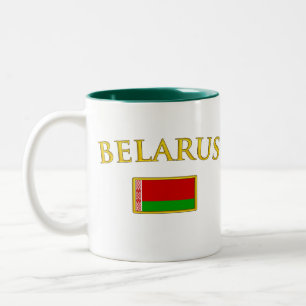 Goldenes Weißrussland Zweifarbige Tasse