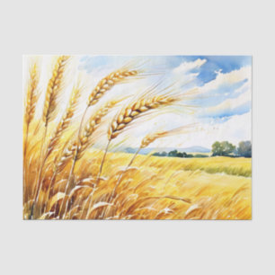 Goldenes Weizenfeld im Sommer schwingen Seidenpapier