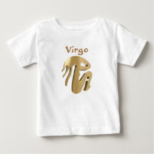 Goldenes Zeichen der Jungfrau Baby T-shirt