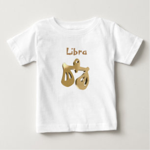 Goldenes Zeichen der Waage Baby T-shirt