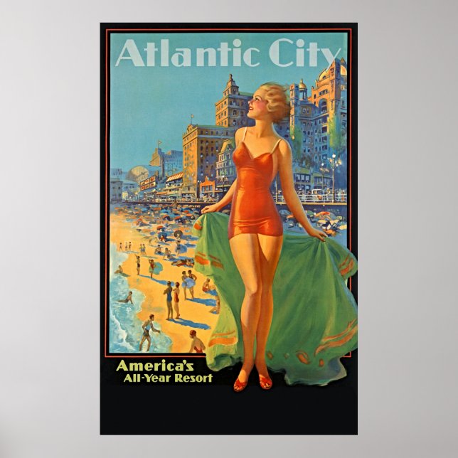 Goldenes Zeitalter Abenteuer: Atlantic City 1936 Poster (Vorne)
