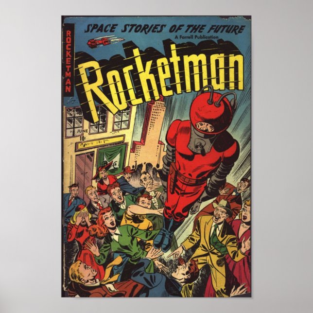 Goldenes Zeitalter Comic Kunst, Dichtung und Musik Poster (Vorne)