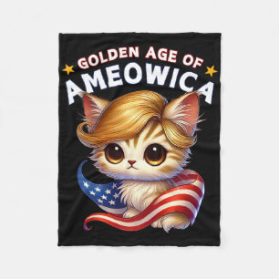 Goldenes Zeitalter Von Ameowica Süße Katze Kätzche Fleecedecke