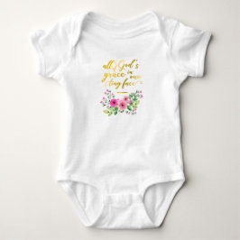 Goldenes Zitat: Die ganze Anmut des Gottes in Baby Strampler