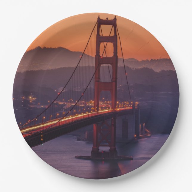 GoldenGateBridge20150502 Pappteller (Vorderseite)