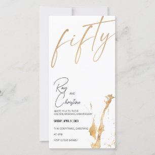 GOLDENJAHRESTAG / 50 JAHRE EINLADUNG