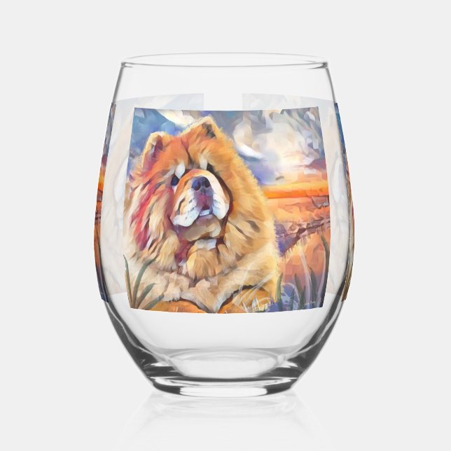 GOLDENMÄDCHEN (KLAR) Kautschglas Weinglas Ohne Stiel (Links)