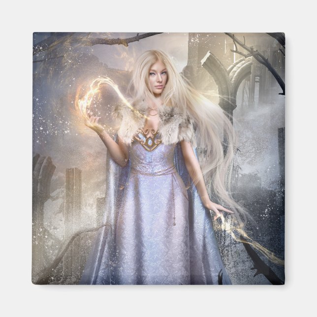 Goldenmark Epic Fantasy Art Kühlschrankmagnet (Vorne)