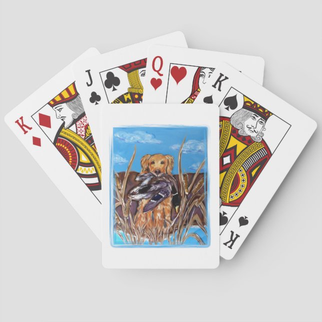 GOLDENRETRIEFER SPIELKARTEN (Rückseite)