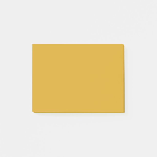 Goldenrod Solid Color Post-it Klebezettel (Vorderseite)