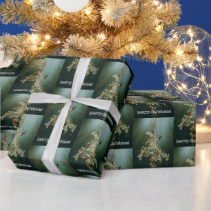 Goldenrod & Songbirds Weihnachtsgrüßen Geschenkpapier