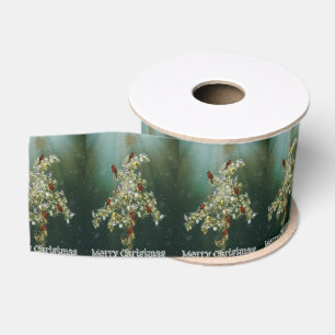 Goldenrod & Songbirds Weihnachtsgrüßen Ripsband