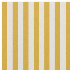 Goldenrod und beige farbige Linien Stoff