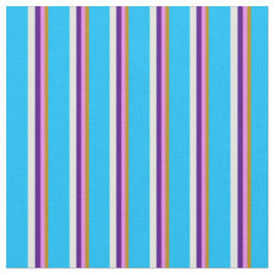 Goldenrod, Violet, Indigo, Light Cyan & Sky Blue Stoff