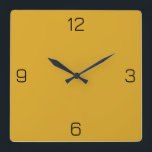 Goldenrod Yellow DAA520 Farbe Wählen Sie Ihre Name Quadratische Wanduhr<br><div class="desc">Fügen Sie einen Namen, Initialen oder Text hinzu, oder behielt Sie die Farbe alleine. Farbkoordinaten mit anderen Elementen des Ladens basierend auf dem Namen und dem HEX-Code (sechsstellige Hex-Triole). Verwenden Sie diesen Code, um andere Elemente zu mischen, zu ergänzen und anzupassen, um diese zu ergänzen oder um anderen Auflistungen hinzuzufügen....</div>
