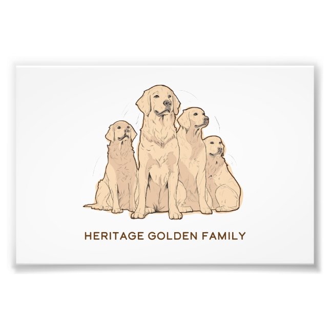 Goldens-Gedenkstätte Fotodruck (Vorne)