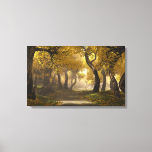 Goldenwalk Canvas Print Leinwanddruck