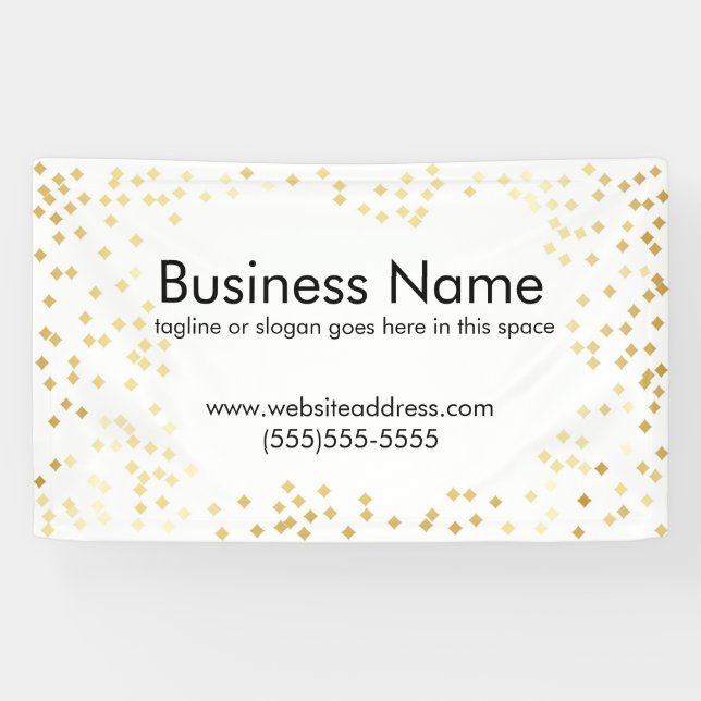 Goldfahne im Freien- Handwerks-Show-Fahne Banner (Horizontal)