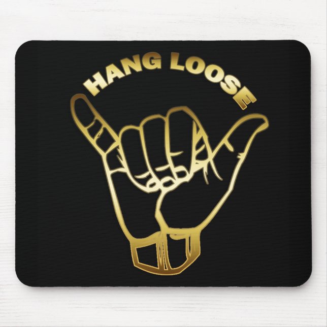 GOLDfall LÖST ZEICHEN Mousepad (Vorne)