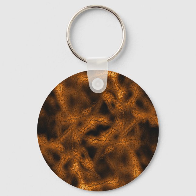 Goldfantasy-Muster Schlüsselanhänger (Vorderseite)