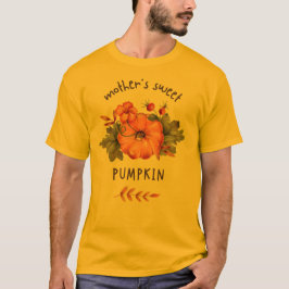 Goldfarbe der Frau Mother Süßkürbis T - Shirt