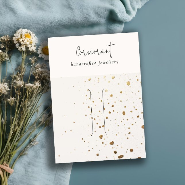 Goldfarbene Button-Kollektion Visitenkarte (Von Creator hochgeladen)