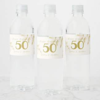 Goldfarbene Vintage Schrift zum Hochzeitstag