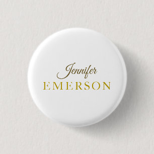Goldfarbname professionell minimalist modern   button