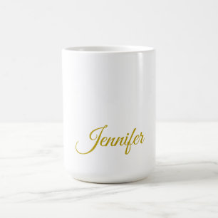 Goldfarbname professionell minimalist modern kaffeetasse