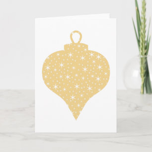 Goldfarbweihnachtsflitter-Entwurf Feiertagskarte