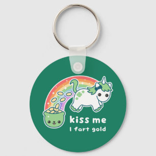 GoldFarting Einhorn Schlüsselanhänger