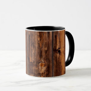 Goldfield alte hölzerne Korn-WestTasse - schwarzes Tasse