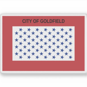 Goldfield-Flagge, Colorado Aufkleber