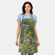 Goldfinch auf einer Harebell-Blume