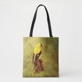 Goldfinch Designer All-Over-Print Handbag Tasche