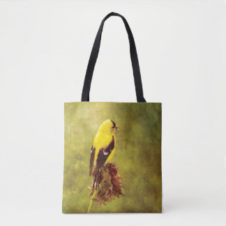 Goldfinch Designer All-Over-Print Handbag Tasche