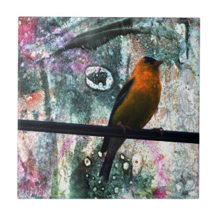 Goldfinch Grunge Fliese