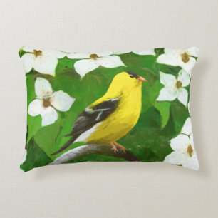 Goldfinch-Malerei - Niedliche Original-Hundeschich Dekokissen