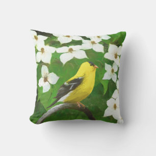 Goldfinch-Malerei - Niedliche Original-Hundeschich Kissen
